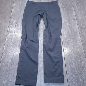 Nike Golf Pants Men 32x34 Gray Modern Fit Dri-FIT Performance Trousers